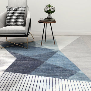 0010 Geometric Blue